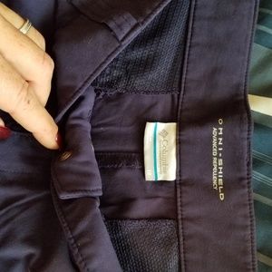 Columbia performance size 12 purple shorts